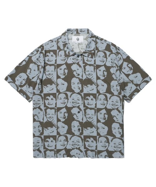 Smiley Face Half Shirt_Brown
