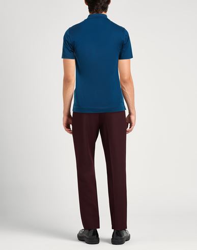 Man Polo shirt Deep teal Size M Cotton, Elastane