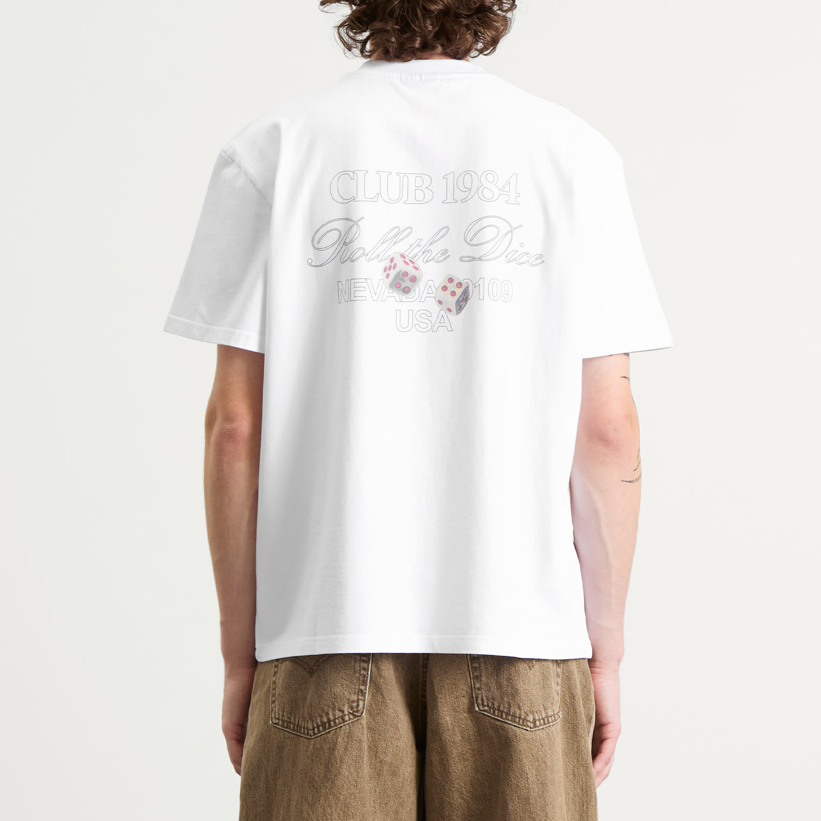 Men's Roll The Dice T-Shirt White