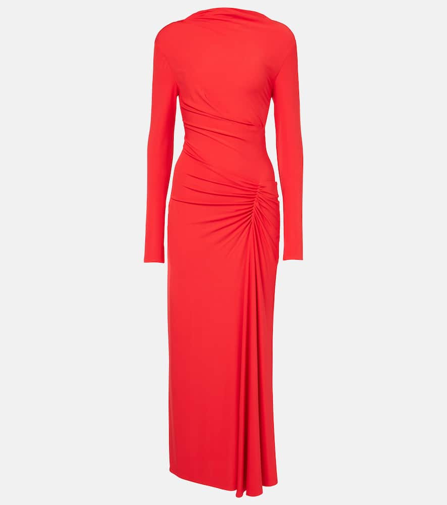 Ferrera ruched jersey maxi dress