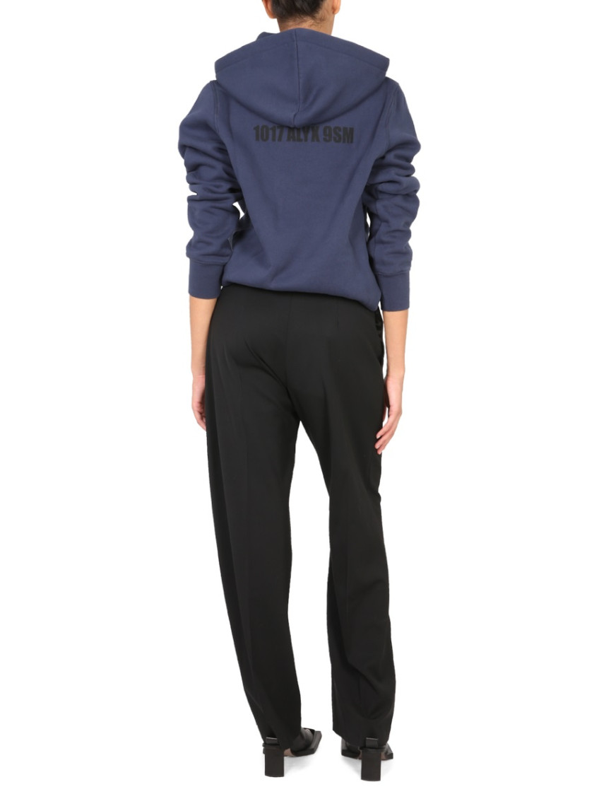 Blue Logo Hood Sweatshirt