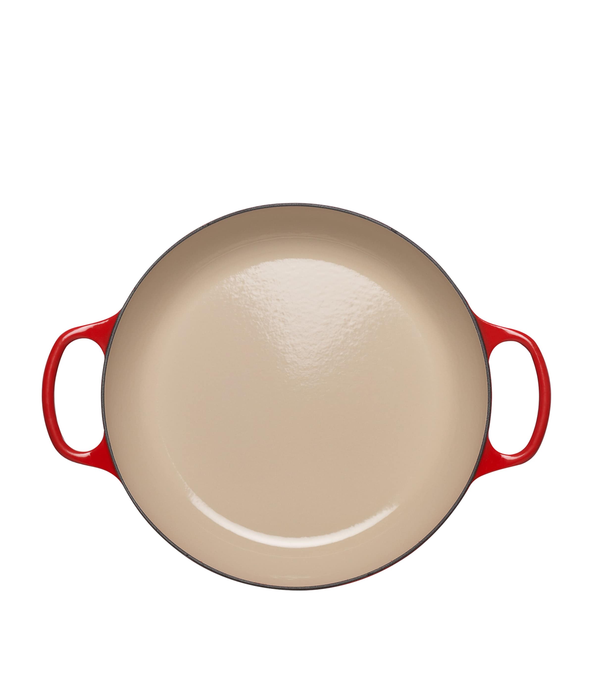 Cast Iron Shallow Round Casserole Dish