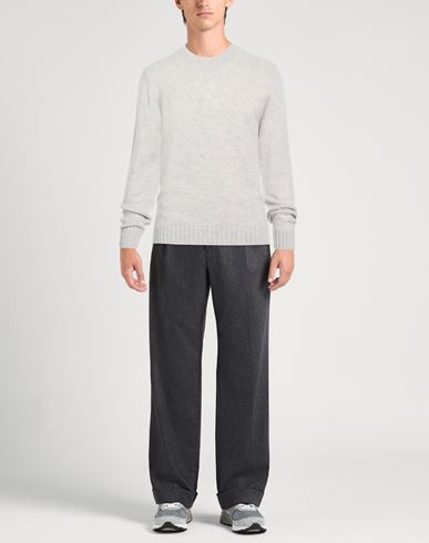 Man Sweater Light grey Size XXL Wool