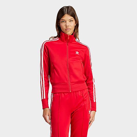 Women's Originals adicolor Classic Firebird Track Top Jacket in Better Scarlet
