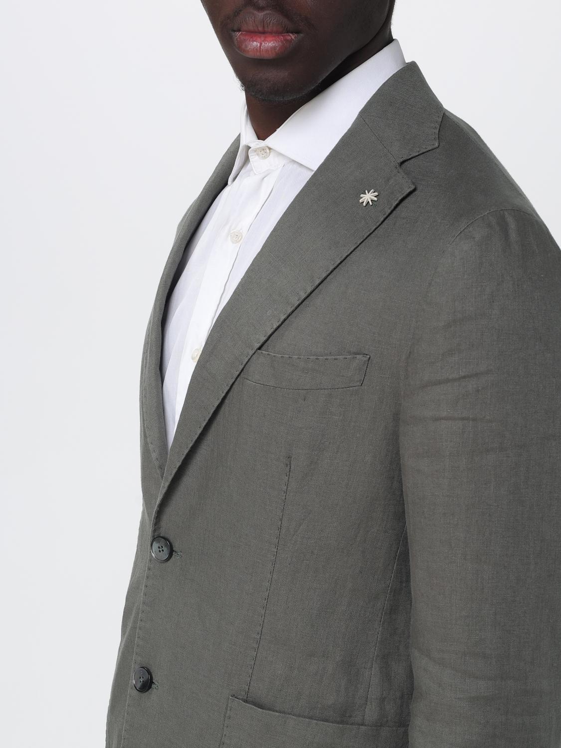 Suit Men color Green