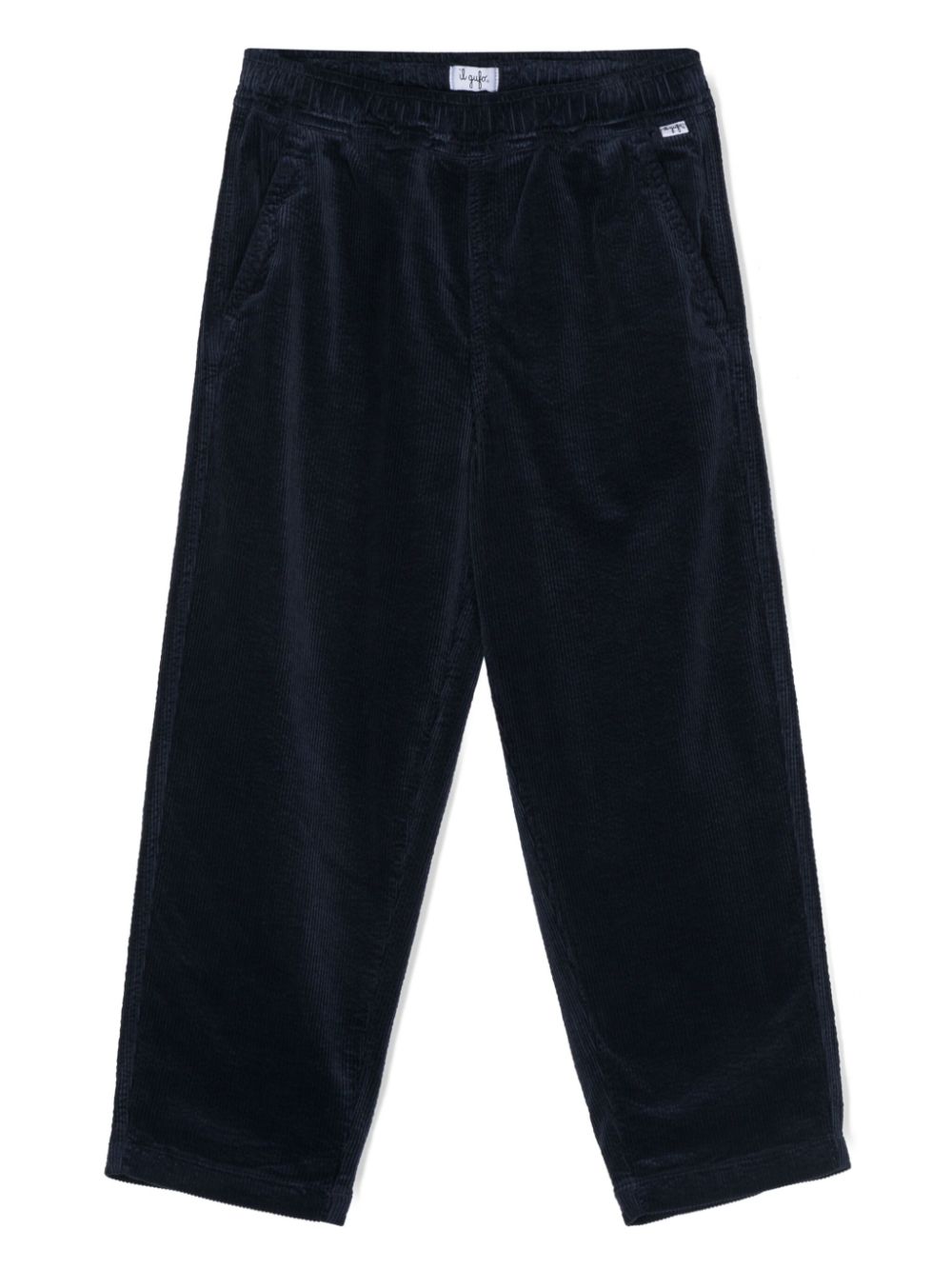 Carrot velvet trousers - Blue