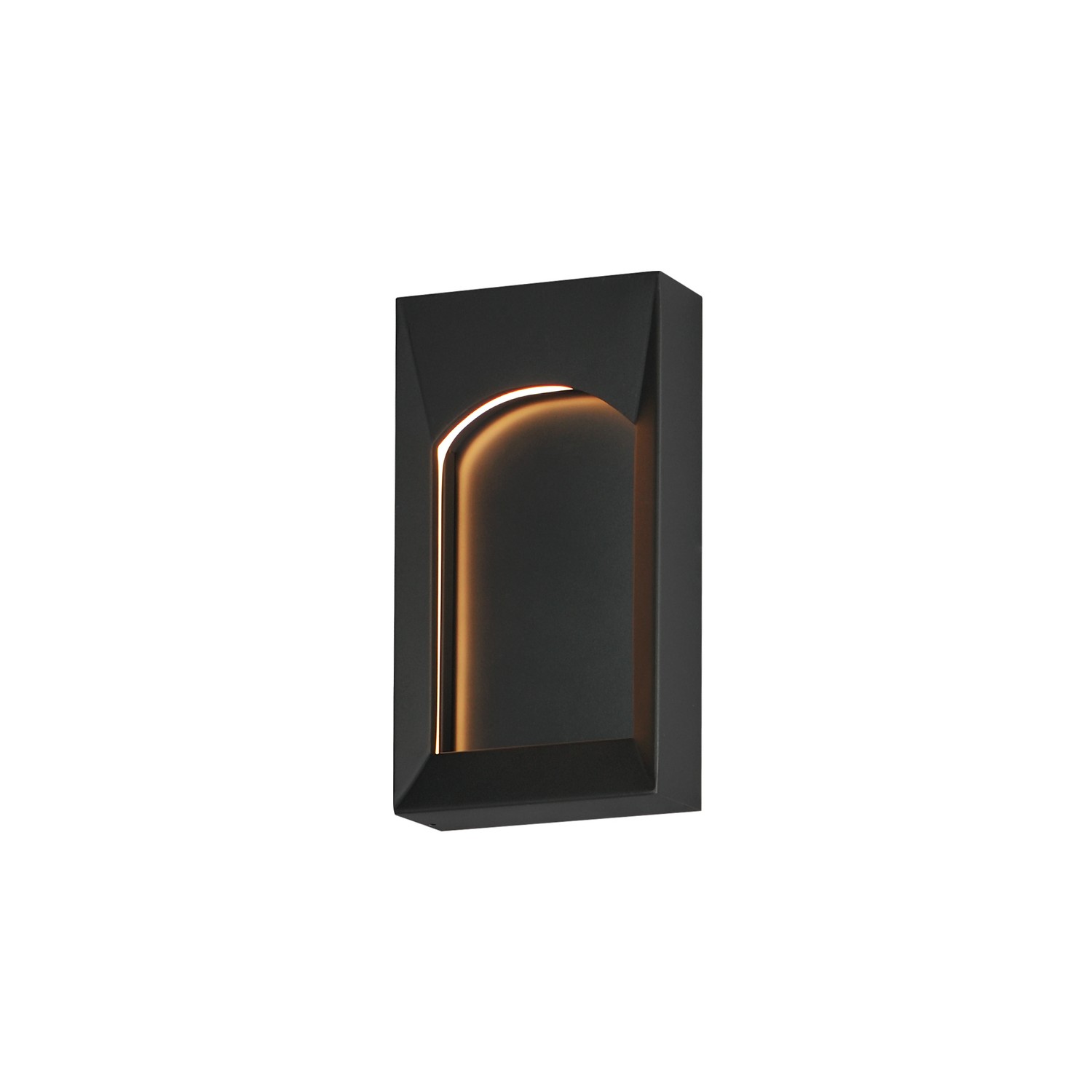 Black LED Outdoor Wall Sconce from the Brasilia Collection