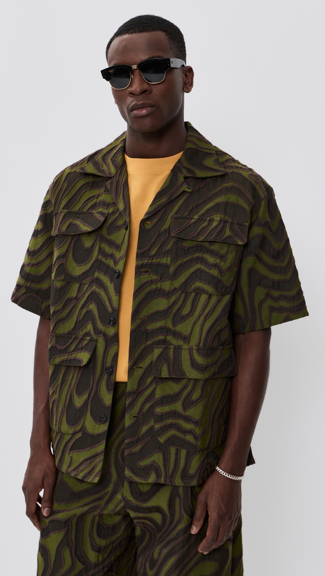 Aloha Shirt Camo Jacquard
