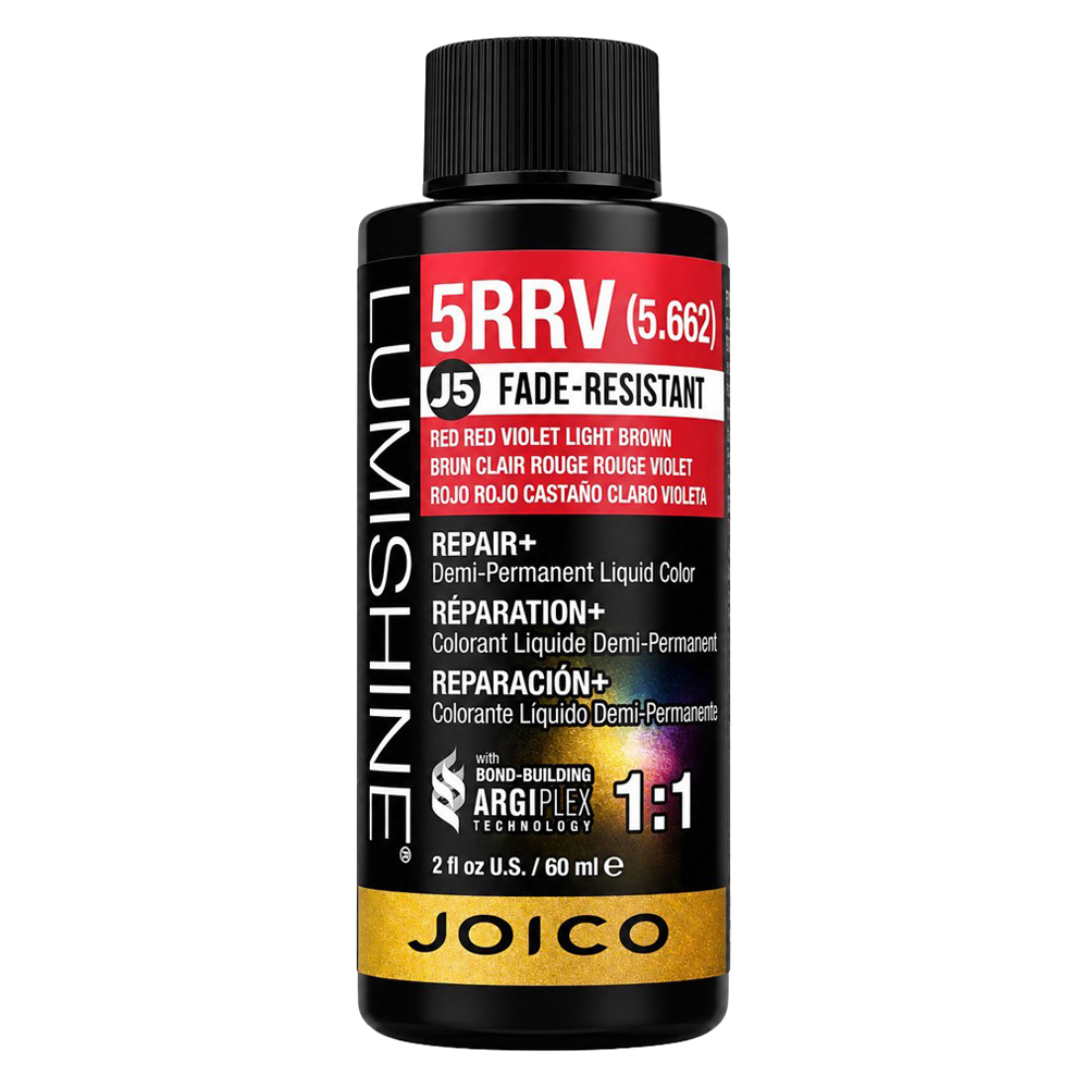LumiShine Demi-Permanent Liquid Color - 5RRV - Red Red Violet Light Brown
