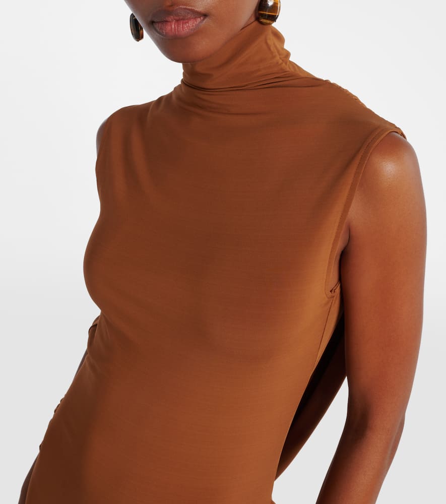 Jersey maxi dress