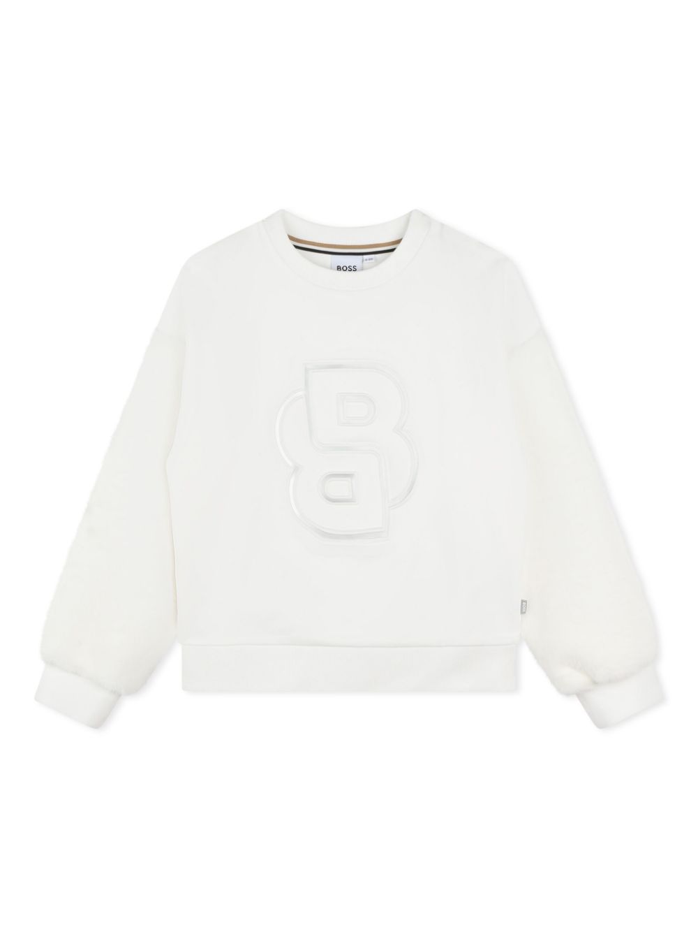 Logo-embroidered sweatshirt - White