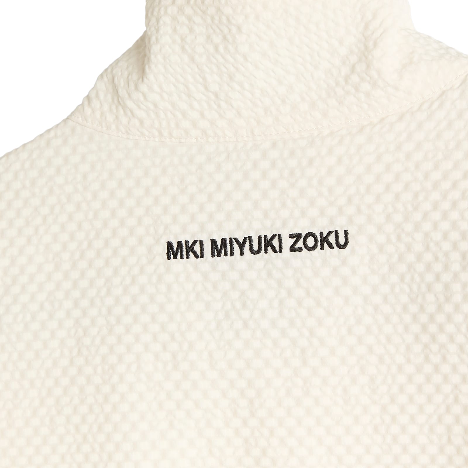 Men's Seersucker Quarter Zip Bone