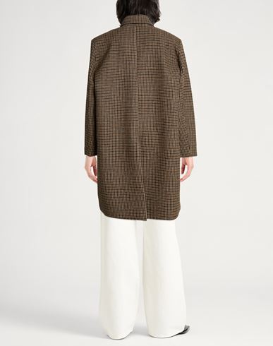 Woman Coat Camel Size L Polyester, Wool