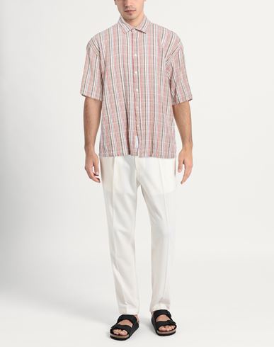 Man Shirt Brick Size L Cotton