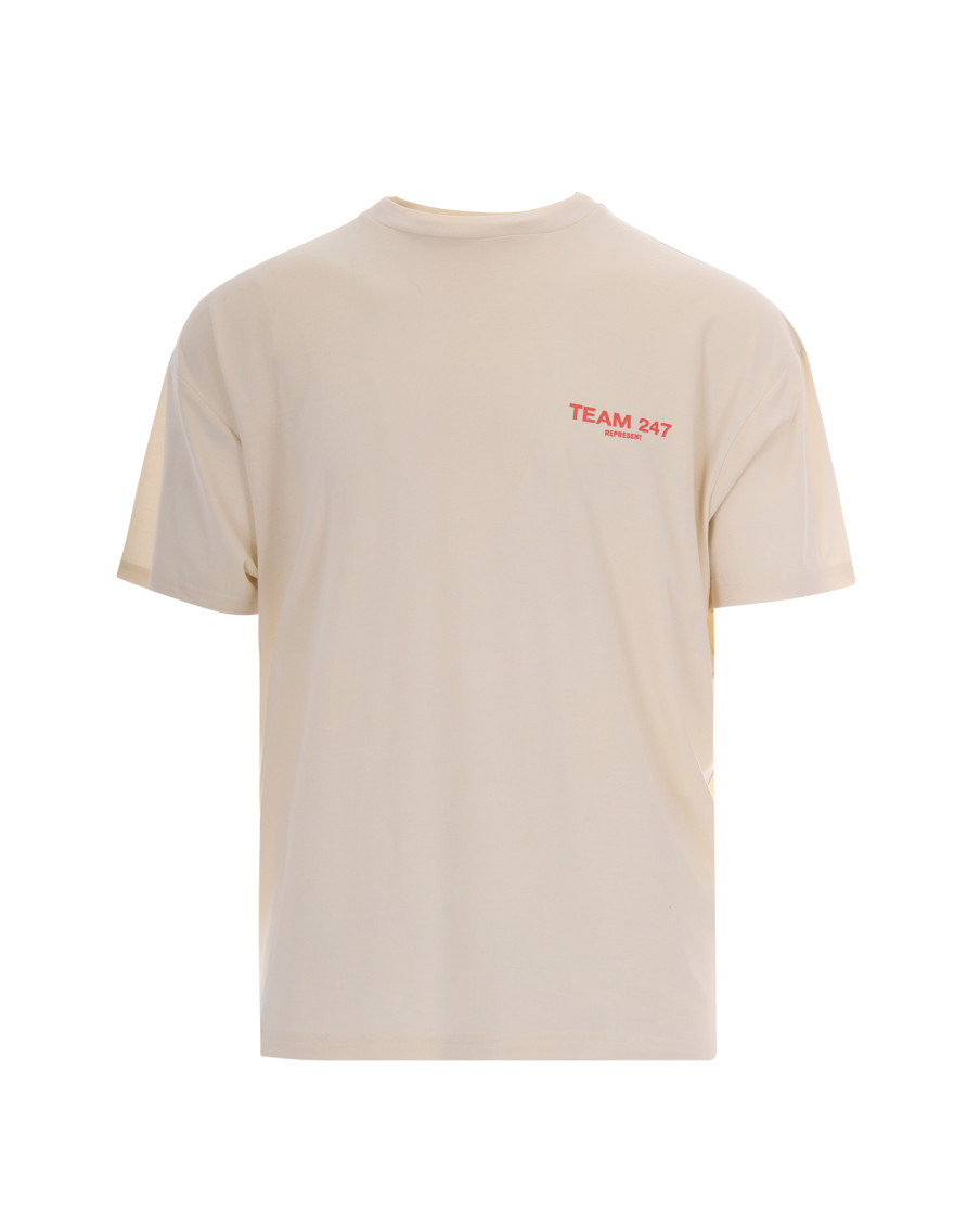 Beige Crew Neck T-Shirt