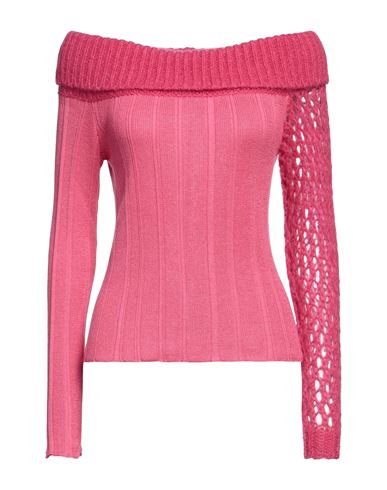 Woman Sweater Fuchsia Size 8 Merino Wool, Viscose, Polyamide, Cashmere, Acrylic