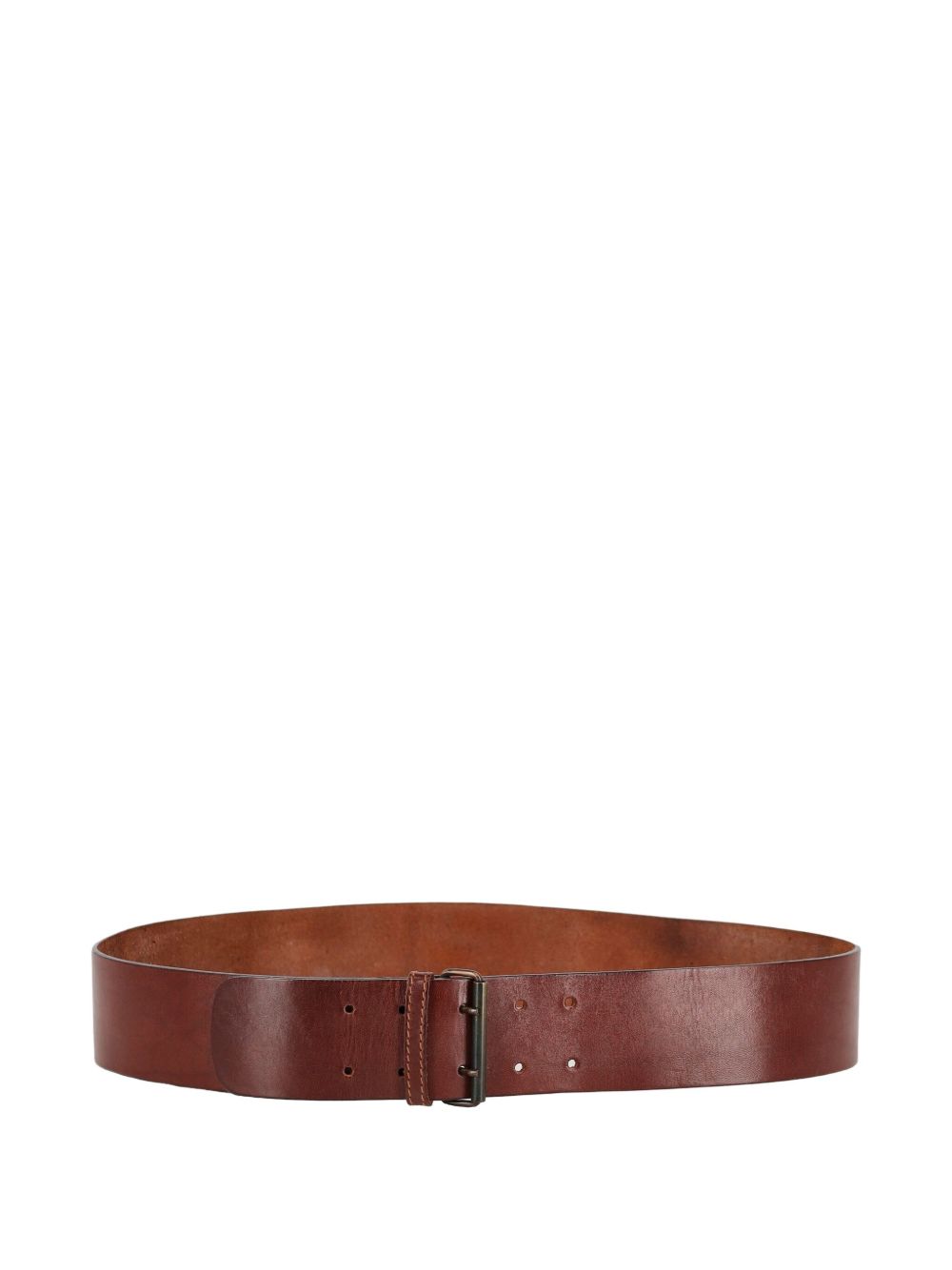 Leather belt - Brown