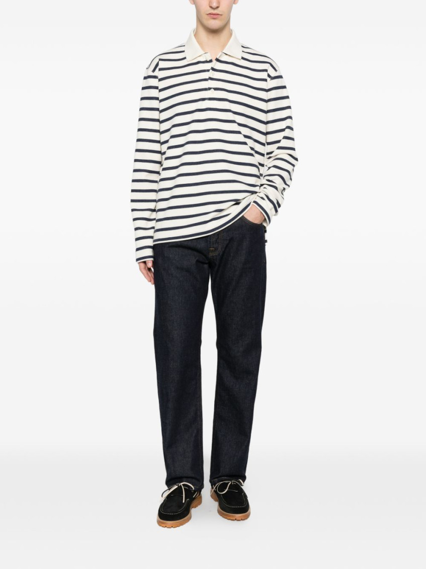 Junya Watanabe - polo shirt long sleeves ribbed cuff