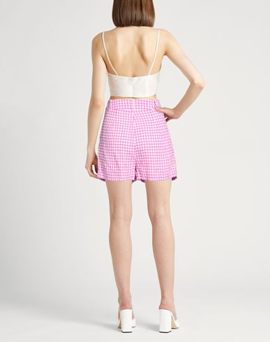 Woman Shorts & Bermuda Shorts Pink Size 6 Linen