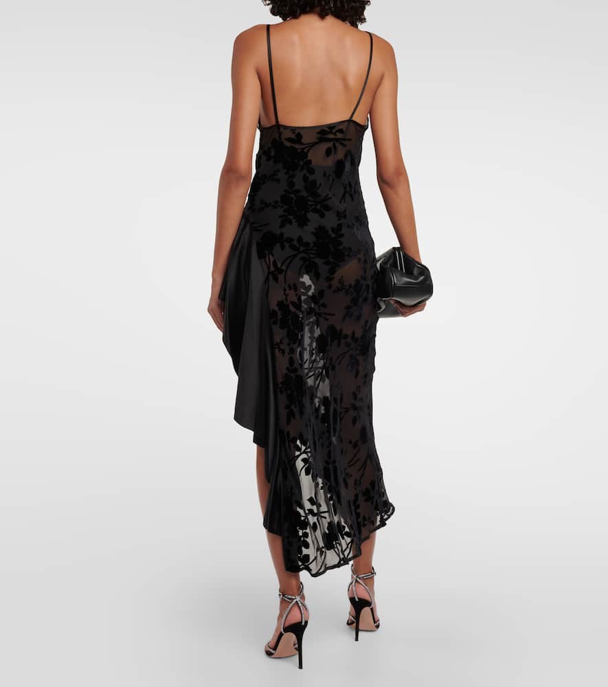 Asymmetrical bias slip dress