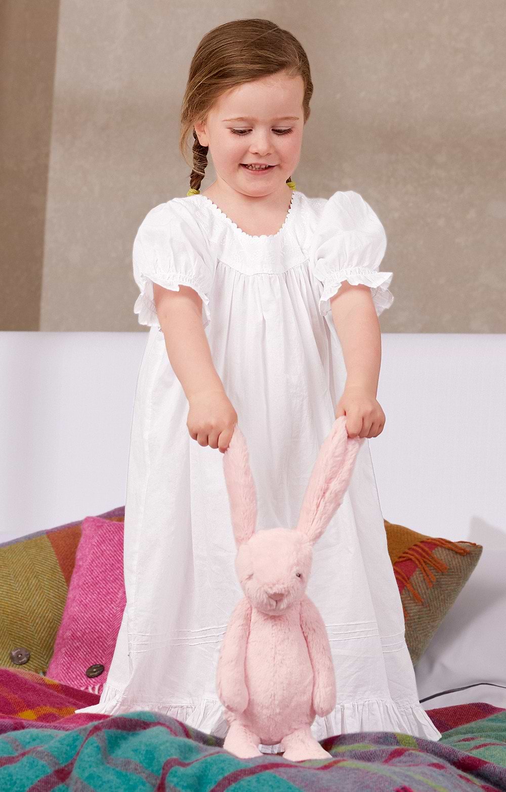 Children's Clementine Nightdress - White