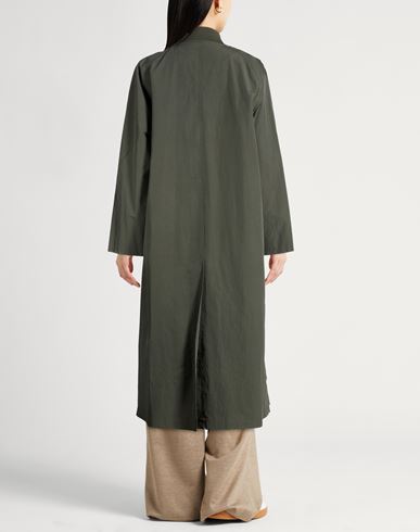 Woman Coat Military green Size 10 Polyester, Cotton, Polyamide