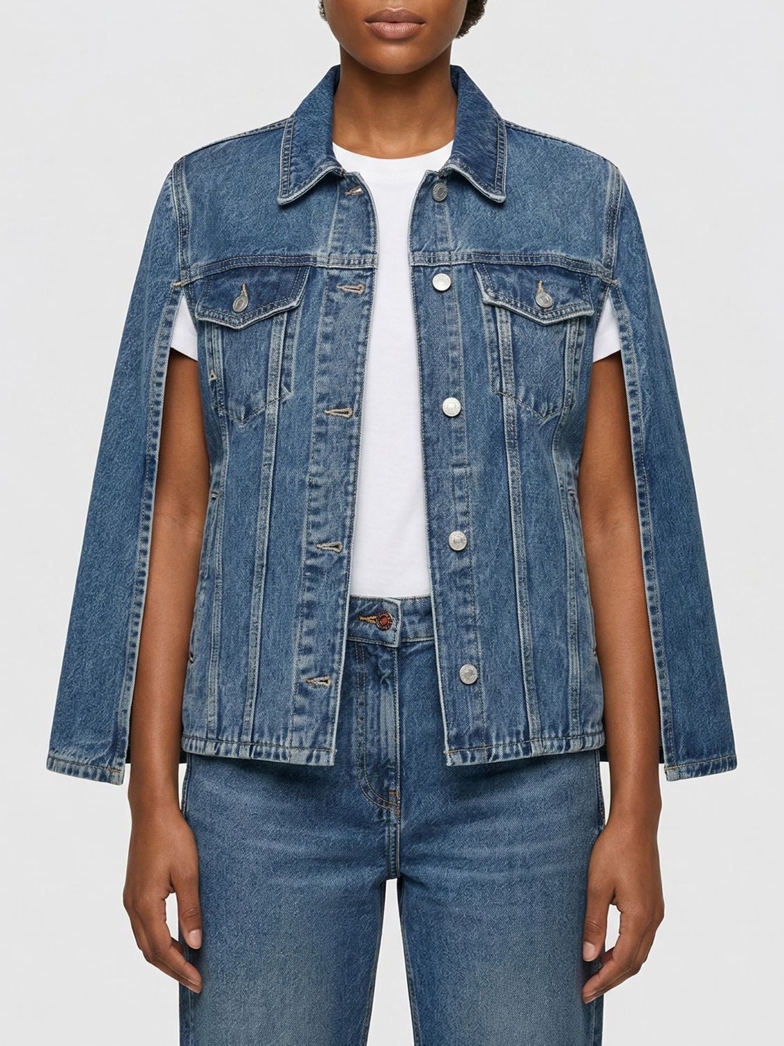Jacket Woman color Blue
