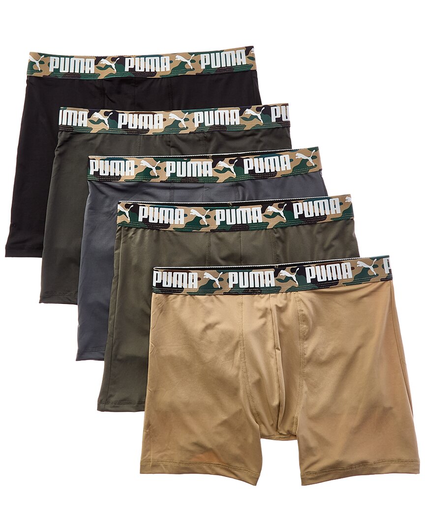 Set Of 5 Camo Waistband Boxer Brief