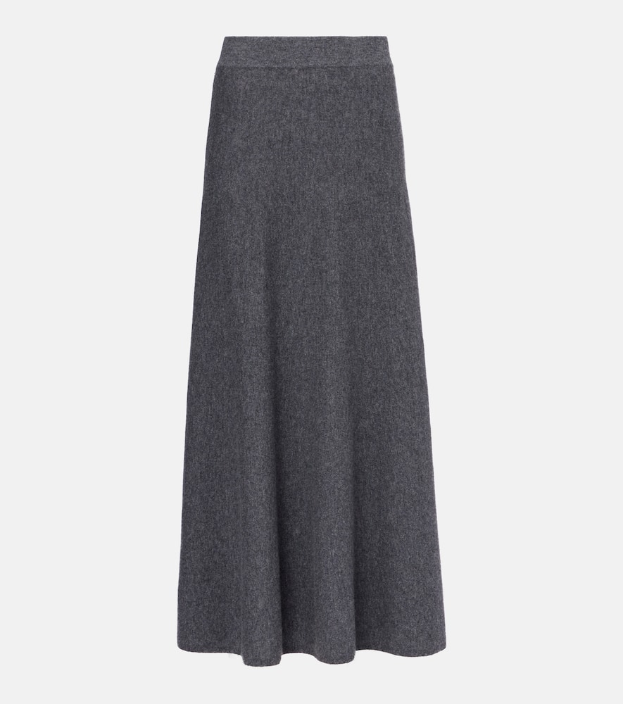 Torie knitted cashmere maxi skirt