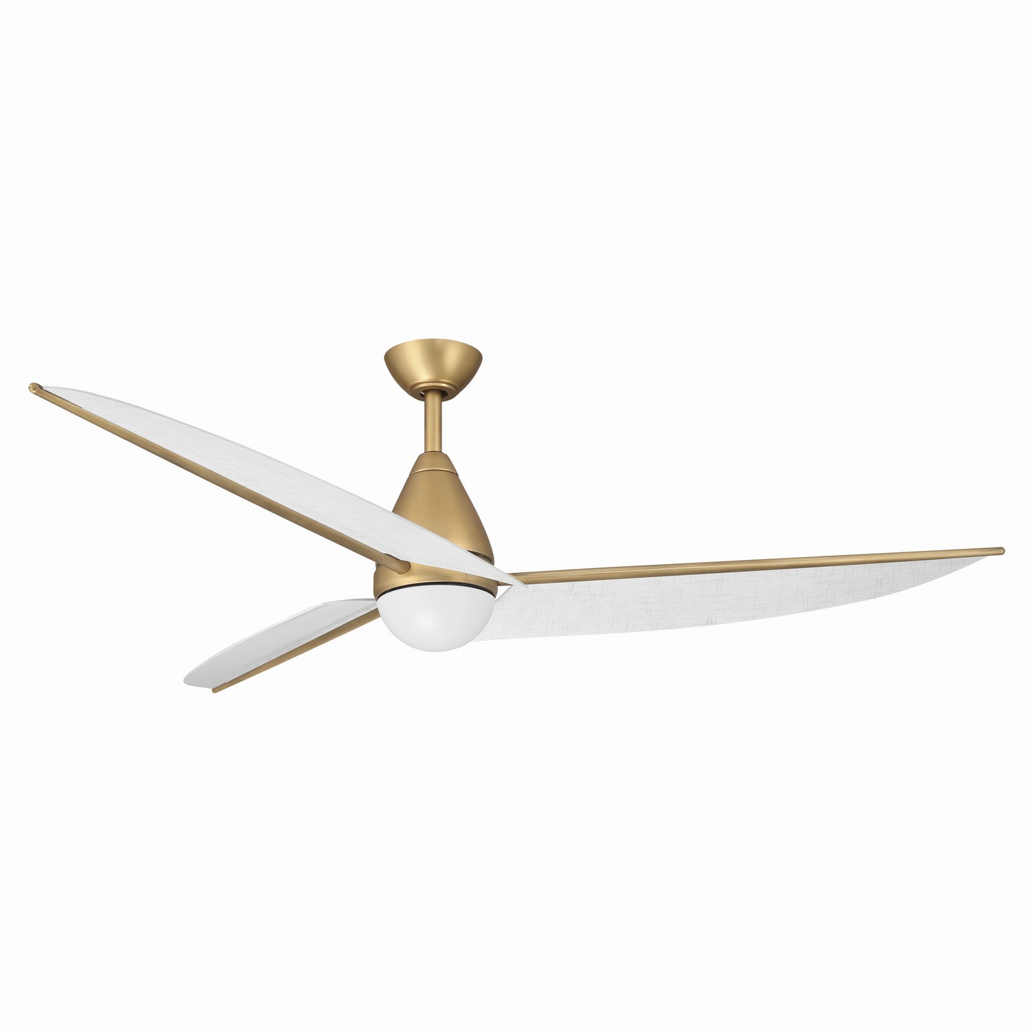 Heritage Brass 65" Ceiling Fan from the Lirden Collection