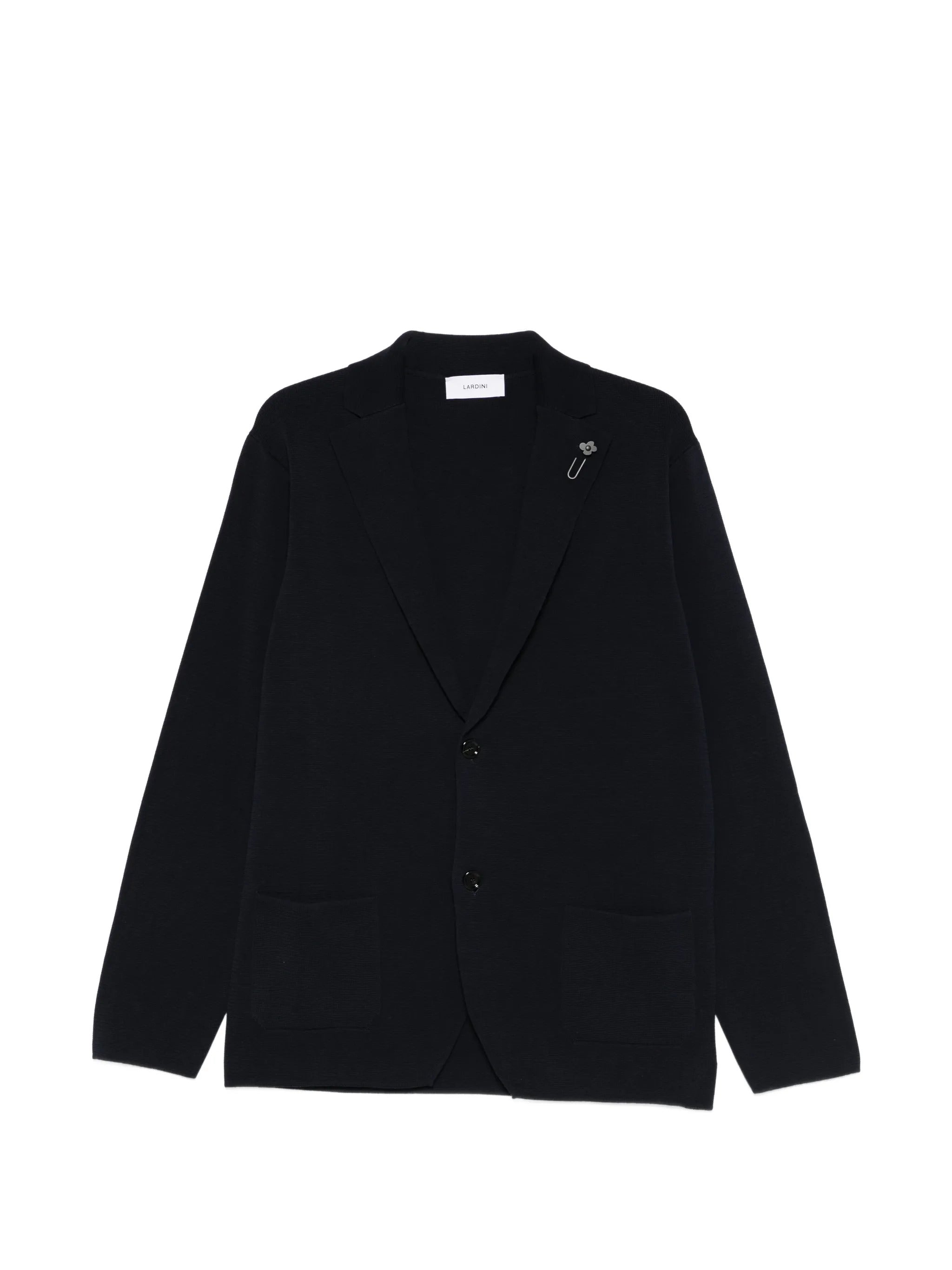 Notched Lapel Cotton Shirt Jacket with Patch Pockets
