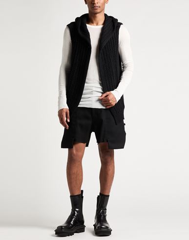 Man Cardigan Black Size S Cashmere, Silk