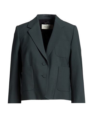 Woman Blazer Deep teal Size 8 Polyester, Wool, Elastane