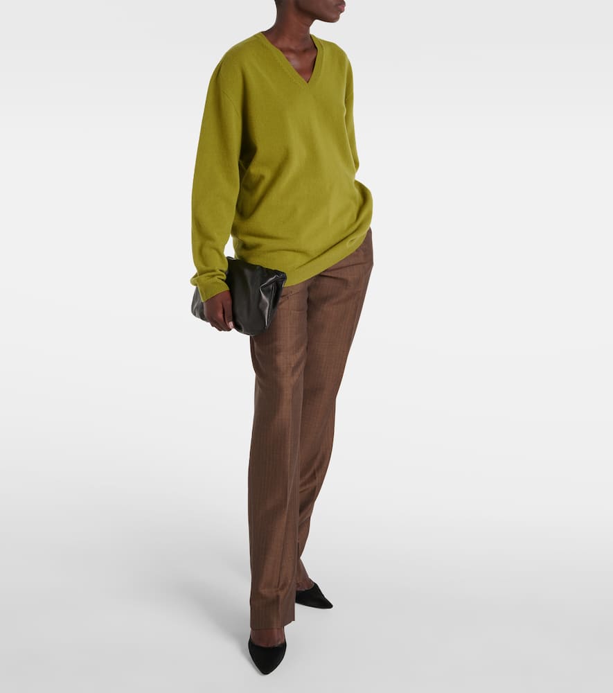 Norbert mohair and wool straight pants