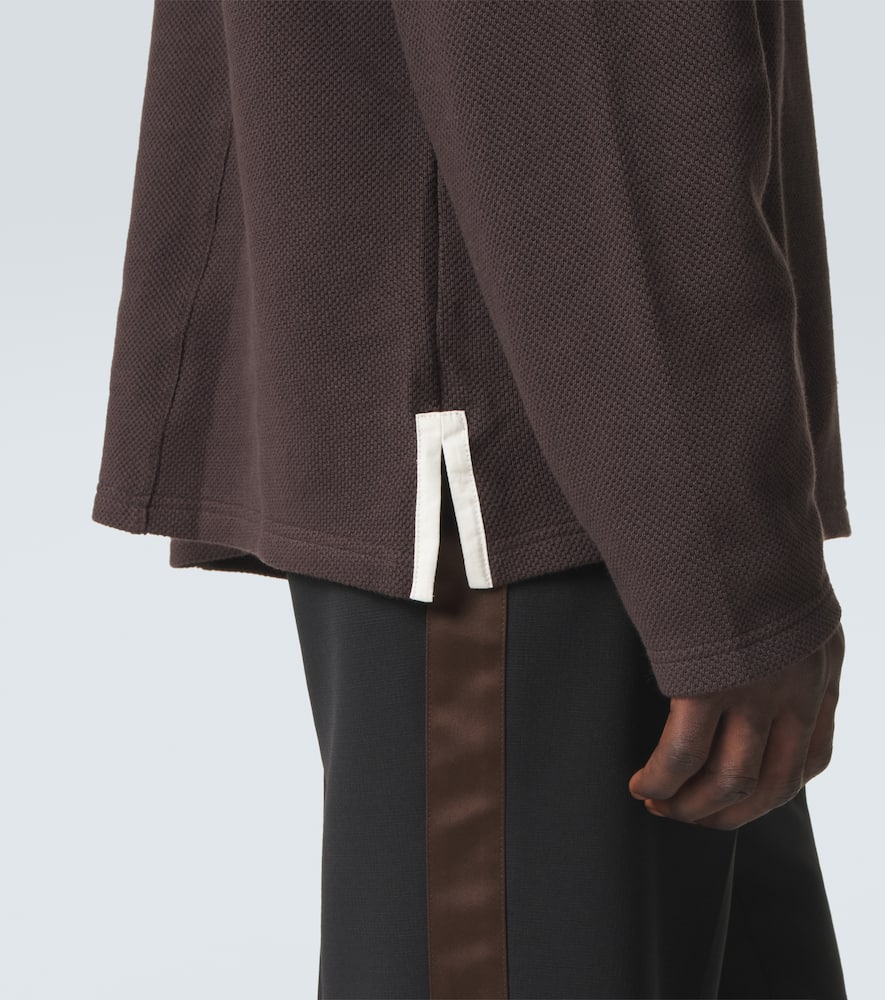 City cotton-blend polo shirt