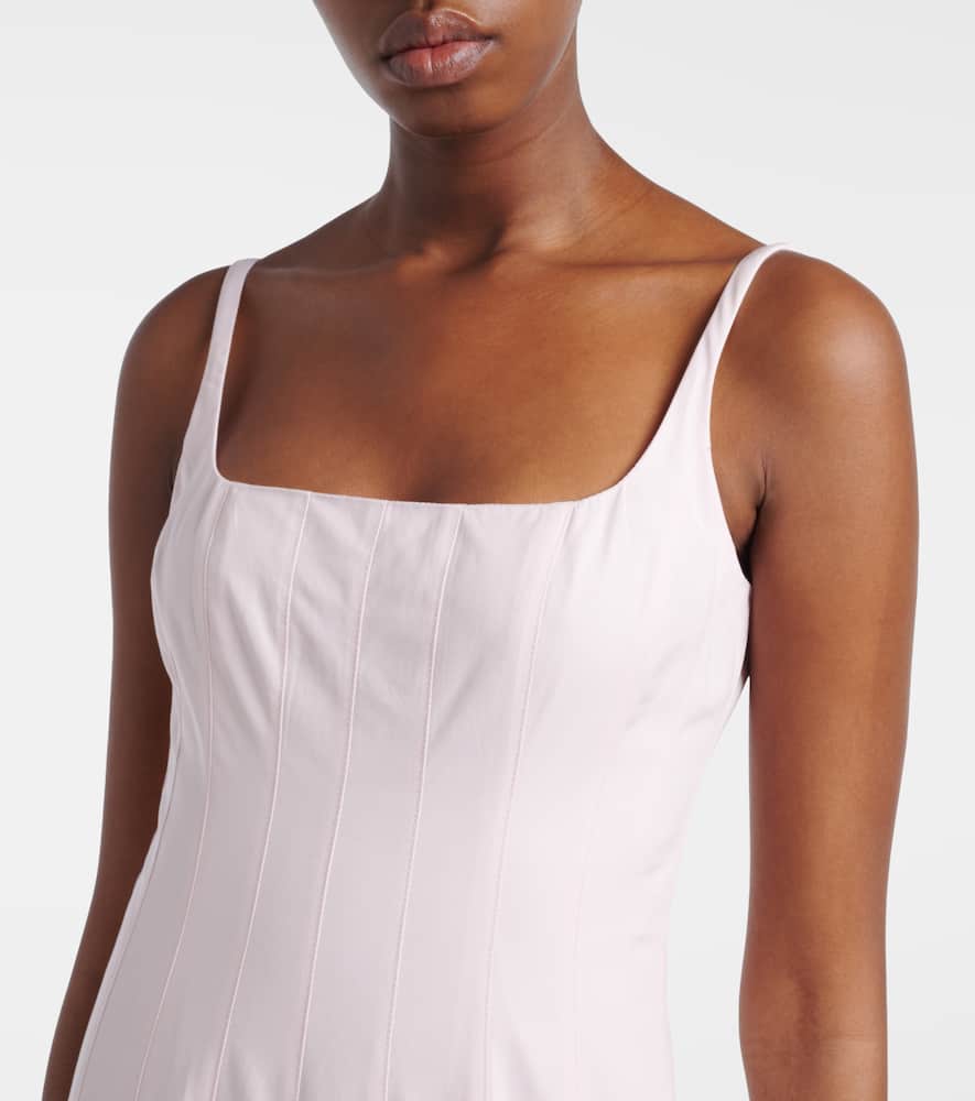 Agave cotton midi dress