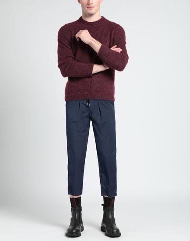Man Pants Navy Size S Cotton, Polyamide, Elastane