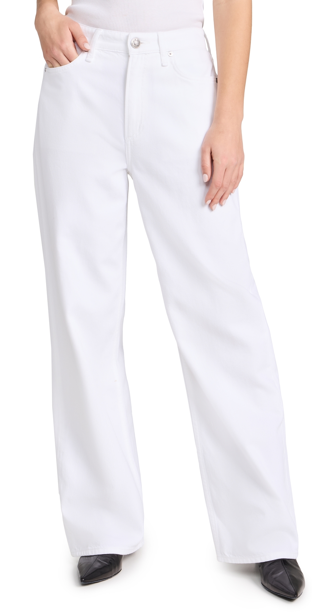 Featherweight Logan Jeans optic whit