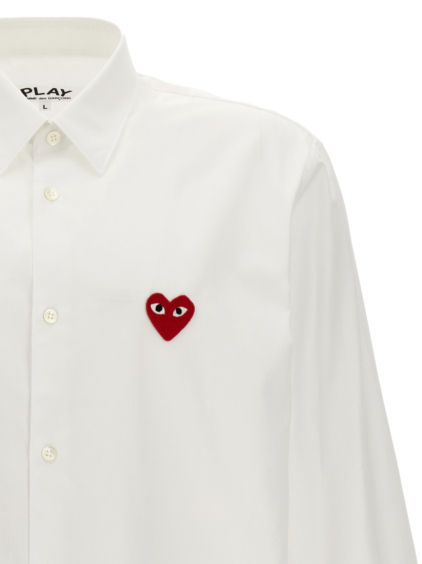 White Regular Logo Shirt