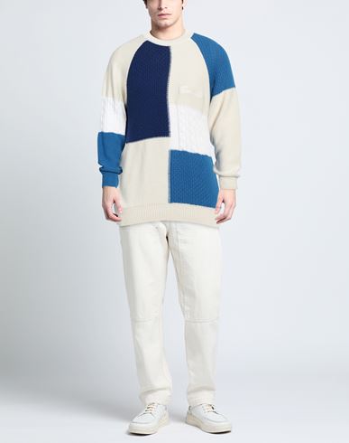 Garment Workshop Man Sweater Cream Size XL Cotton