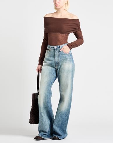Crème Woman Turtleneck Chocolate brown Size XS Wool