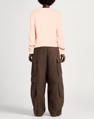 Woman Sweatshirt Blush Size L Cotton, Polyester, Elastane