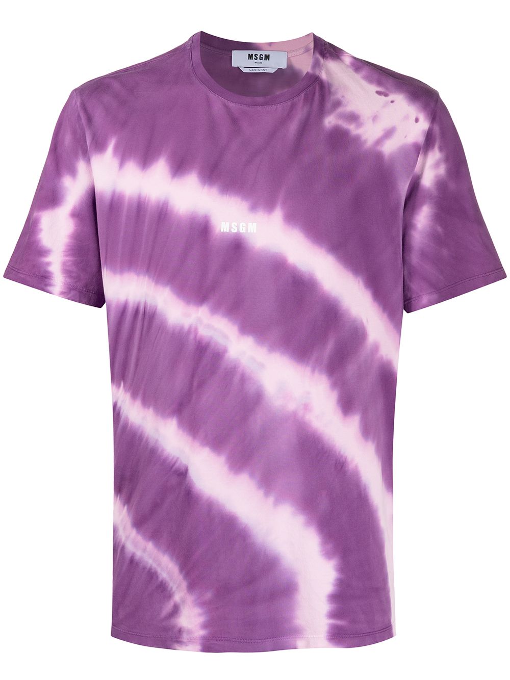 Tie-dye print T-shirt - Purple