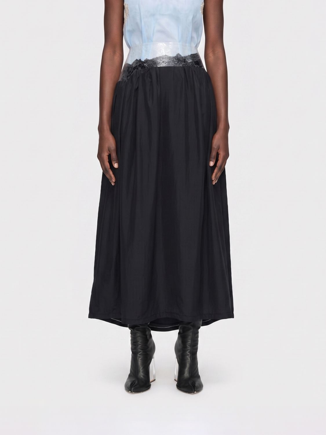Skirt Woman color Black
