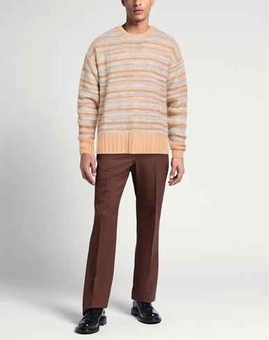 Man Sweater Camel Size L Acrylic, Polyamide, Wool, Mohair wool