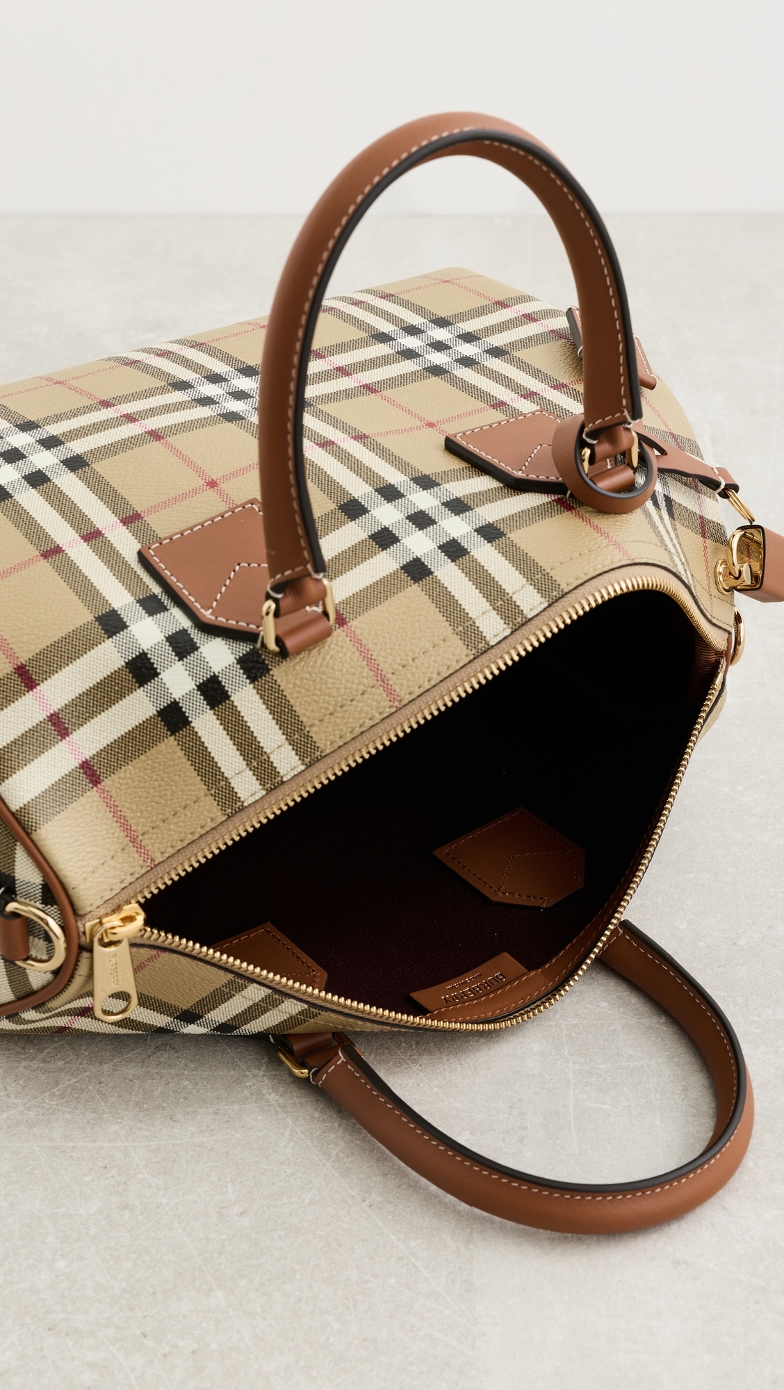 Medium Bowling Bag Vintage Check One Size
