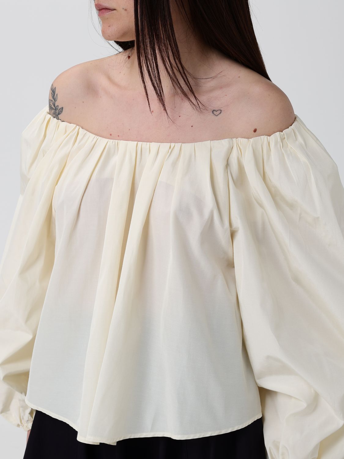 Shirt Woman color Ivory