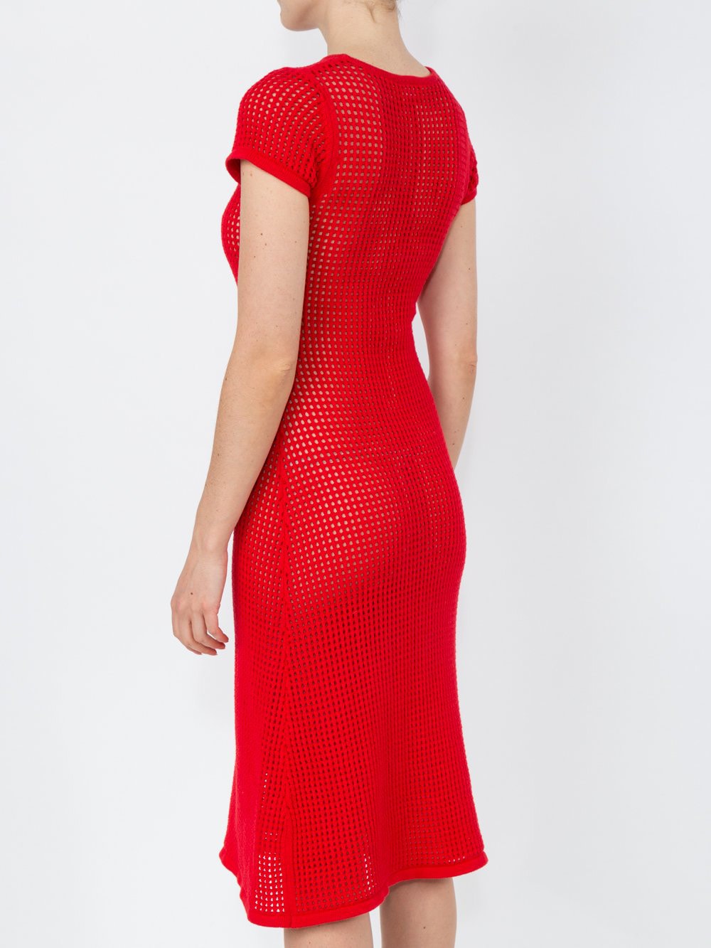 Red L'eau Dress