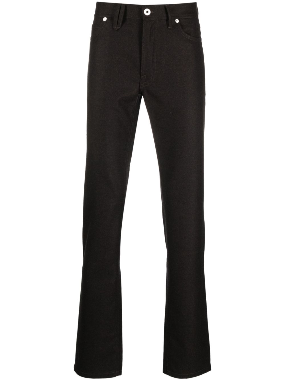 Mid-rise straight-leg jeans - Blue