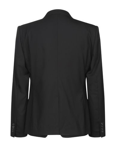 Man Blazer Black Size 34 Wool, Elastane